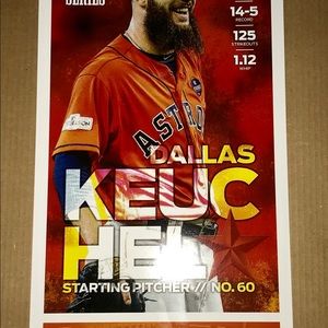 ASTROS PLAYERS FRAMABLE POSTERS